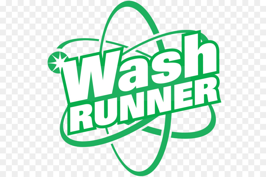Waschen Sie Läufer Der Marke Logo-Symbol Service - Symbol