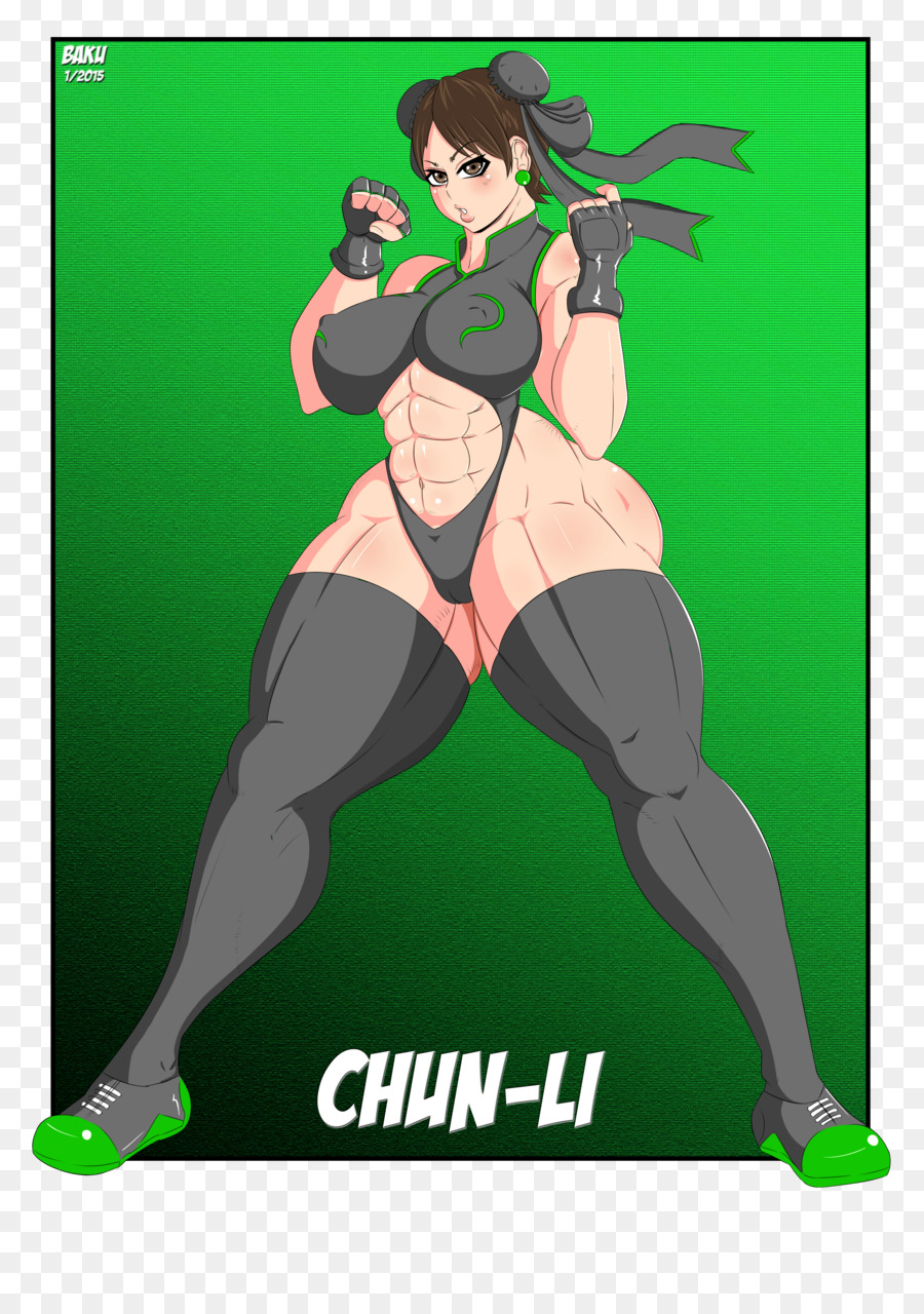Fiction Zeichentrickfilm Figur Muskeln - Chun