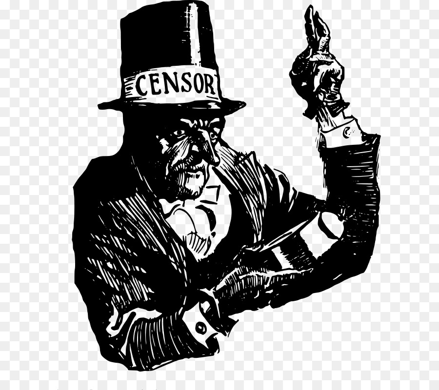 La censura di Arte di Clip art - La censura