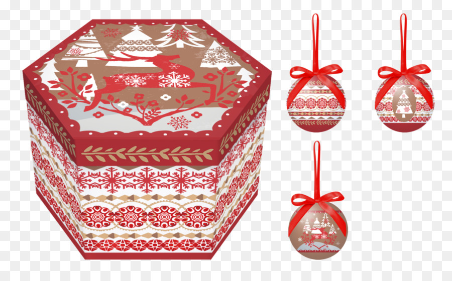 Weihnachtsornament, Santa Claus, Geschenk - Weihnachtsmann