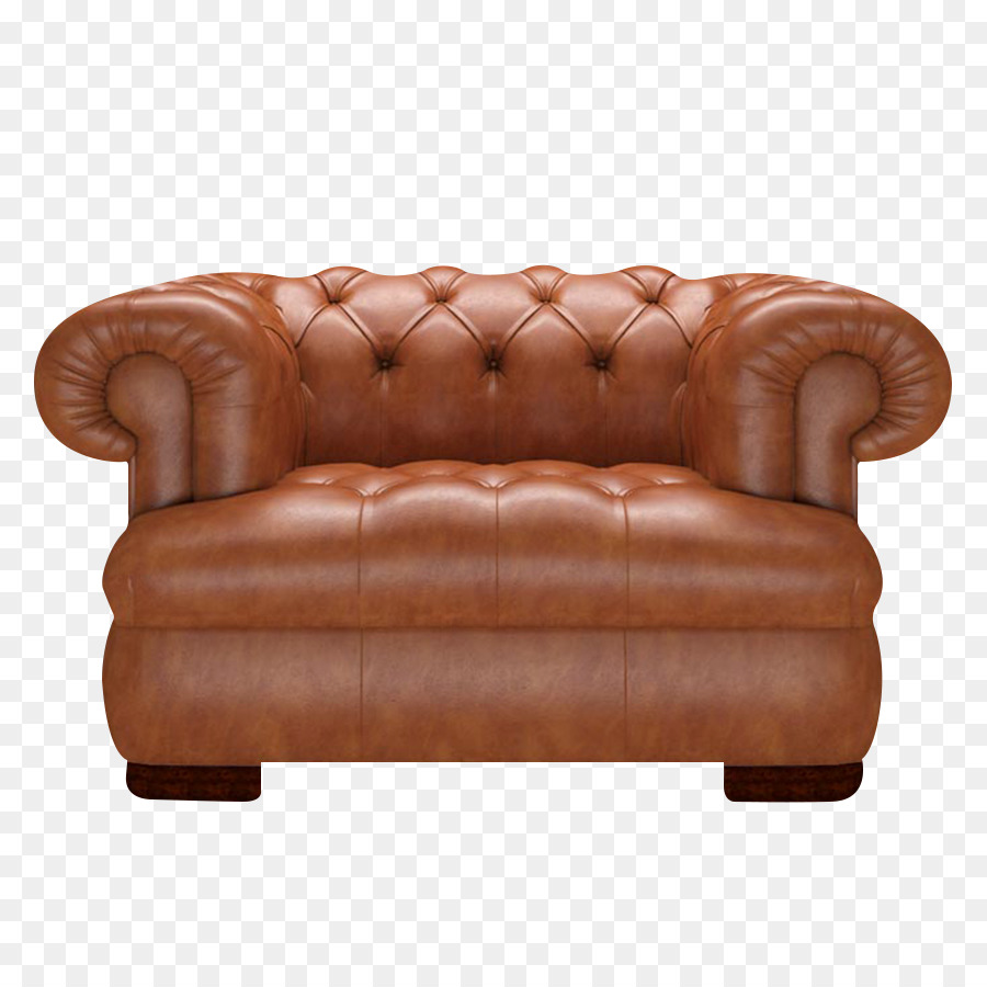 Komfortabler Sessel Club Sessel Leder Couch - Design
