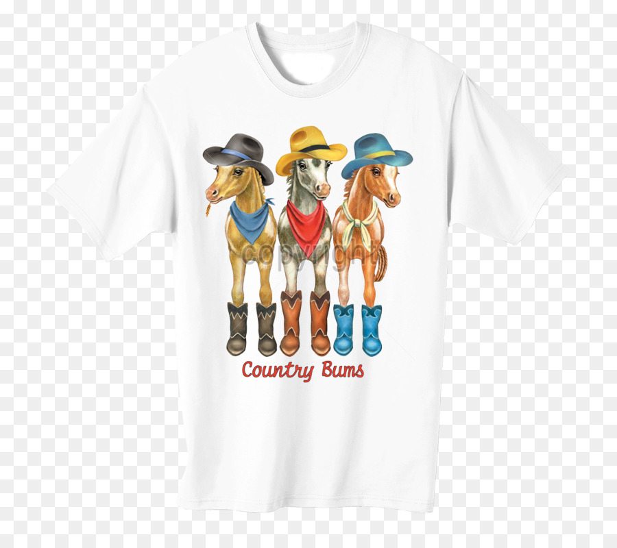 T-shirt Cavallo Opera d'arte Cowboy - Maglietta