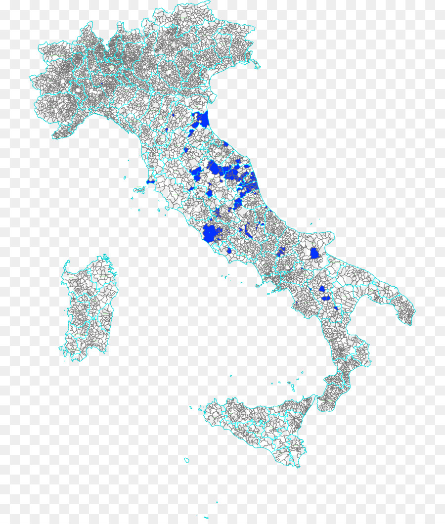 Carmet. khu Vực của Ý bản Đồ - bản đồ