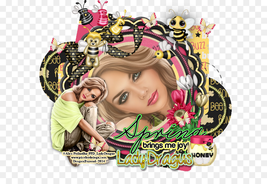 Album-cover Fotomontage Pink M - der Geschmack des Frühlings