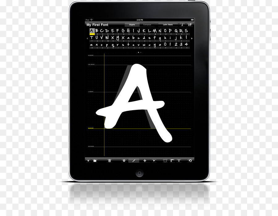 Carattere Tipografico IPad Grafia Tipografia Font - ipad