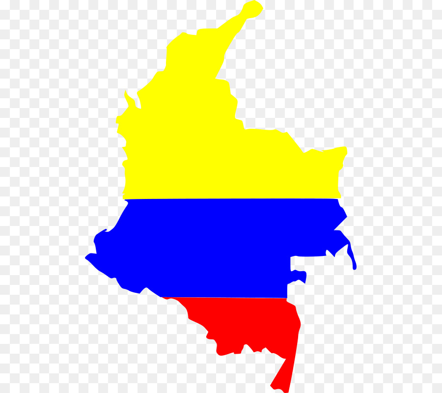 Flagge von Kolumbien-Karte Stock Fotografie - Anzeigen