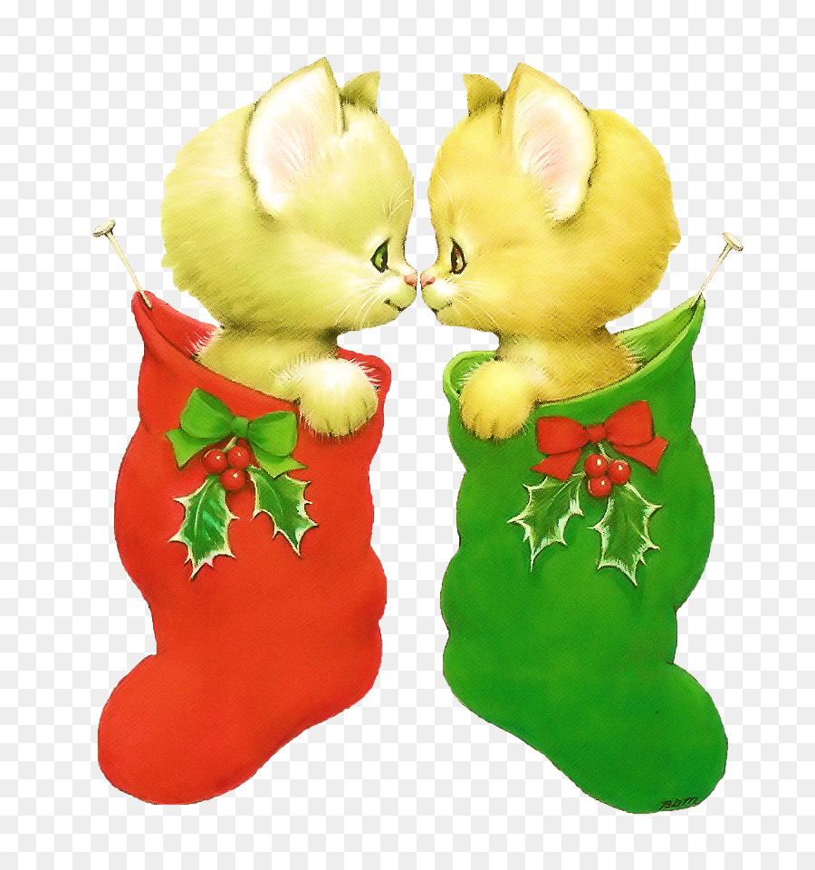Cat Christmas ornament Grußkarten & Grußkarten - Katze