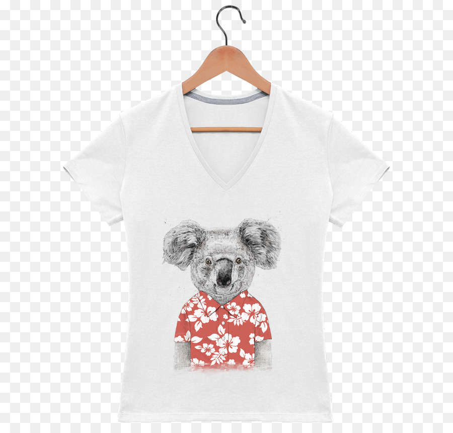 T shirt Koala Bär Ärmel Bluza - T Shirt