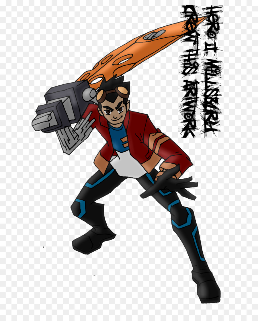 Superheld-Cartoon-Waffe - Waffe