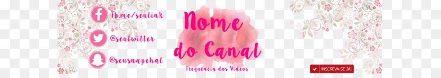 Haare färben Lippe Pink M Linie Schriftart - Banner für YouTube