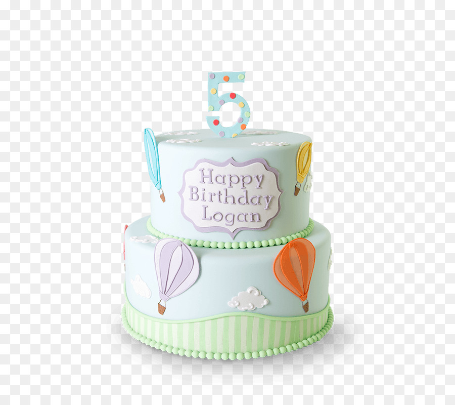 Buttercreme Kuchen dekorieren Royal icing Geburtstagskuchen - Geburtstag