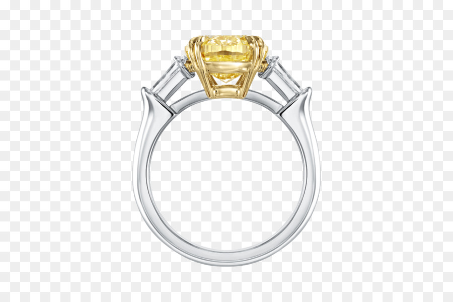 Ring Diamant-Schmuck-Karat-gold Farbigen - Ring
