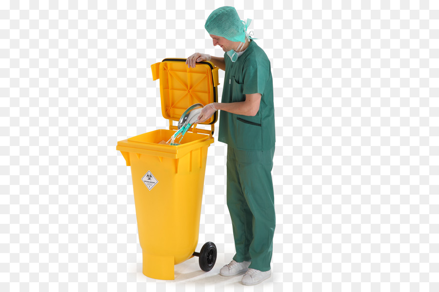 Müll & Abfall, Papier Körbe, Deckel, Container, Kunststoff - Chemische Abfälle