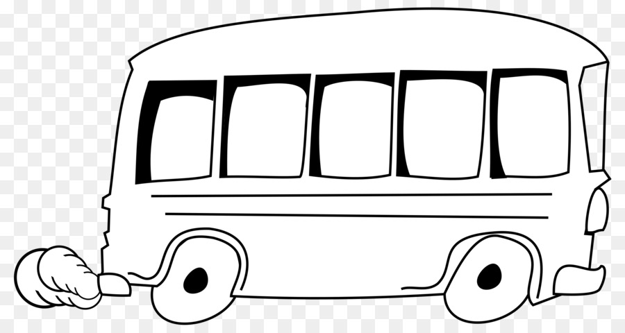 School Black And White png download - 2400*1276 - Free Transparent Bus png  Download. - CleanPNG / KissPNG