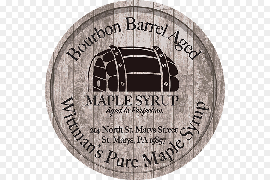 Bourbon whiskey, Maple syrup Label - label Fass