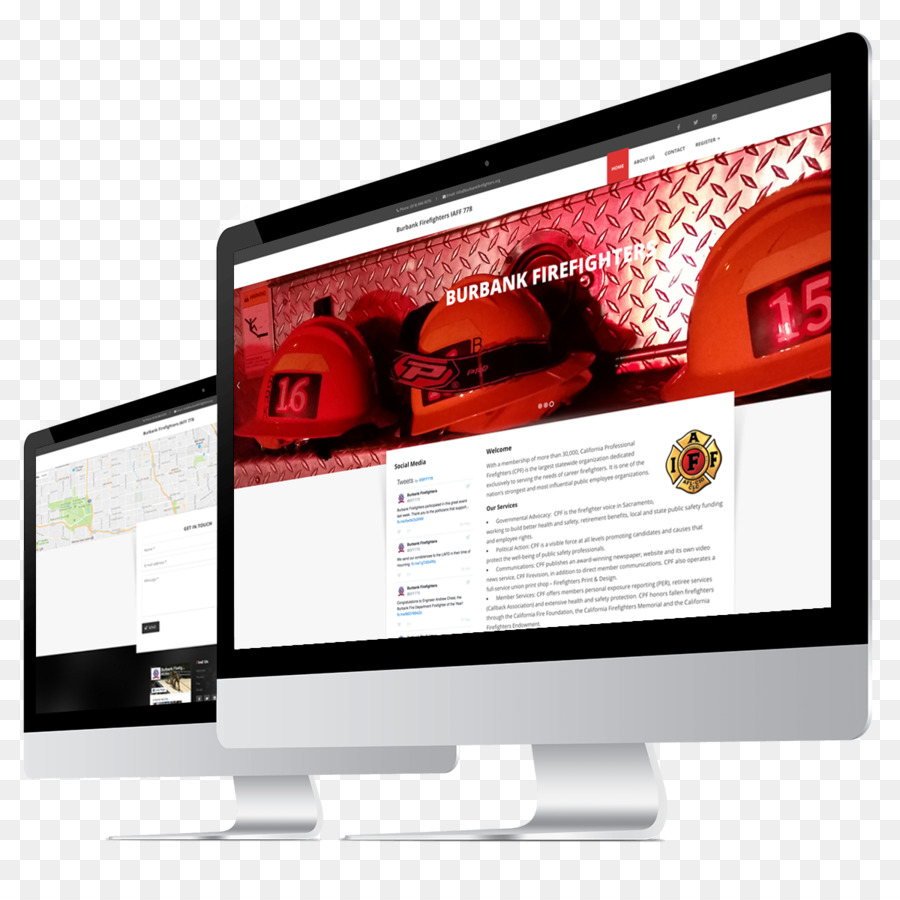 Agenzia di marketing Digitale servizio di Web hosting - computer mock up