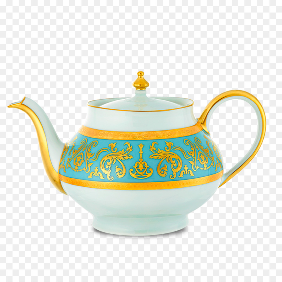 Porzellan Untertasse Teekanne Haviland & Co. Geschirr - Wasserkocher