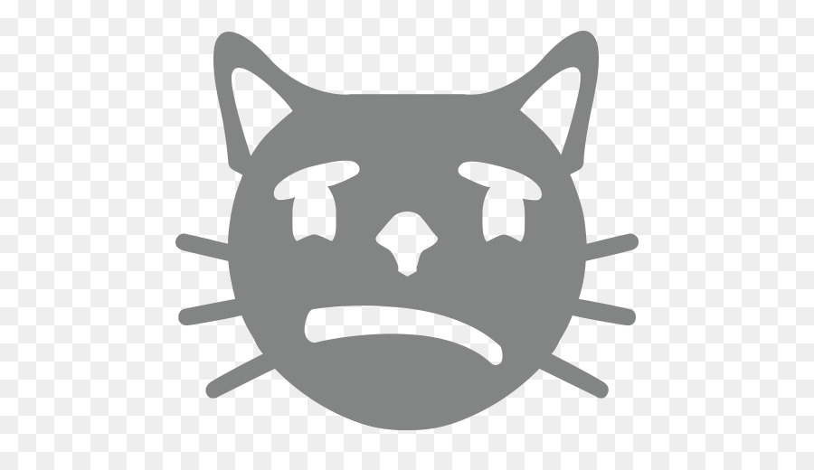 Die Schnurrhaare Der Katze Emoji Smiley - Katze