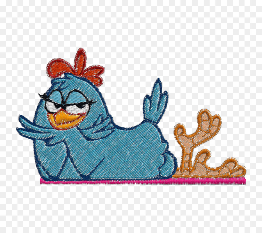 Chicken Chicken Invaders und Ihre Gang Stickerei - Huhn