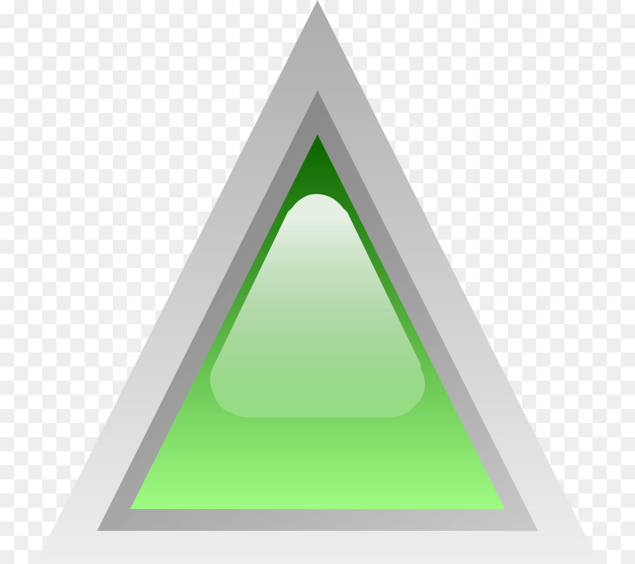 Triangolo Computer Icone Verde Clip art - triangolo