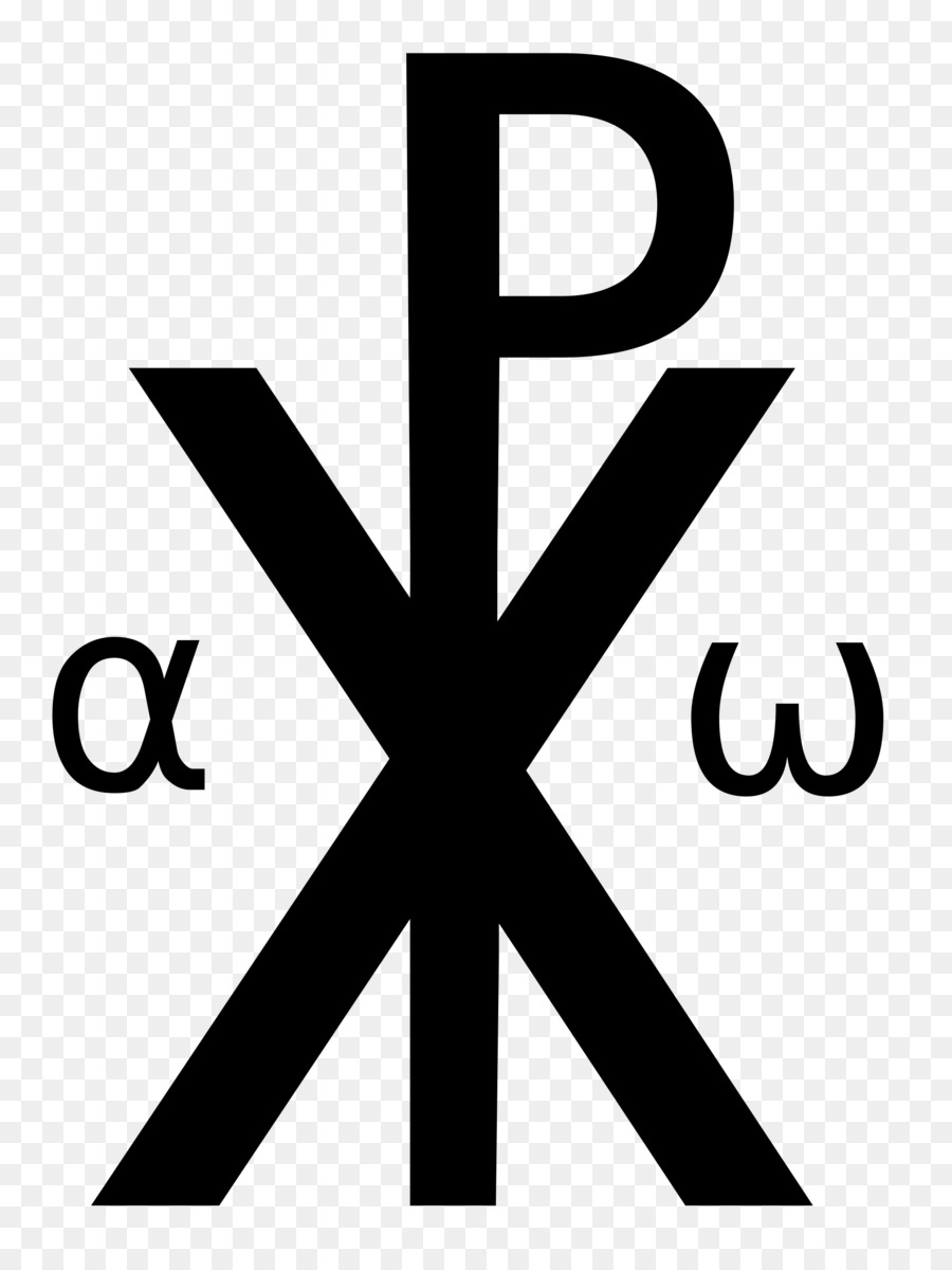 Das Christentum Chi Rho christliche Symbolik Kreuz - Symbol