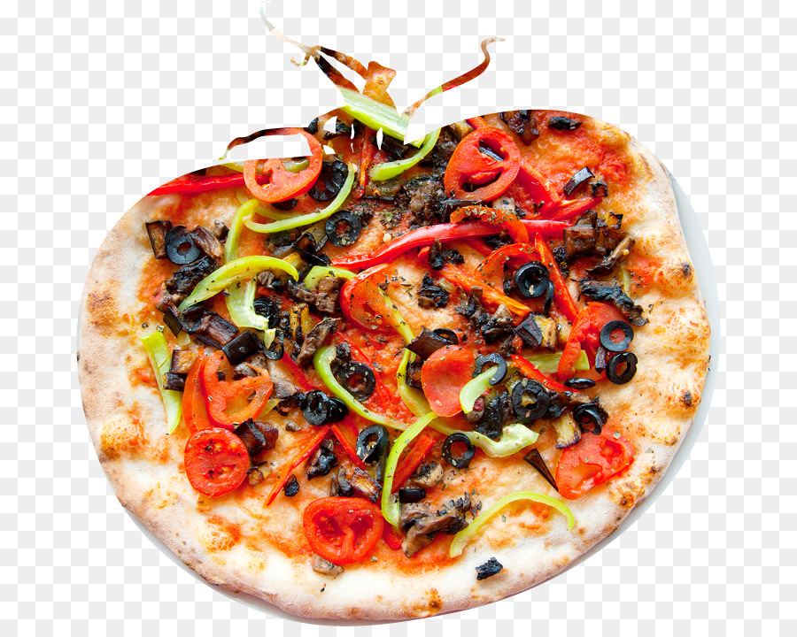 Pizza in stile californiano Pizza siciliana Cucina siciliana Formaggio pizza - Pizza