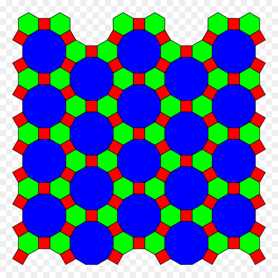 Uniforme piastrelle Mosaico Troncato trihexagonal piastrelle colorazione Uniforme - faccia