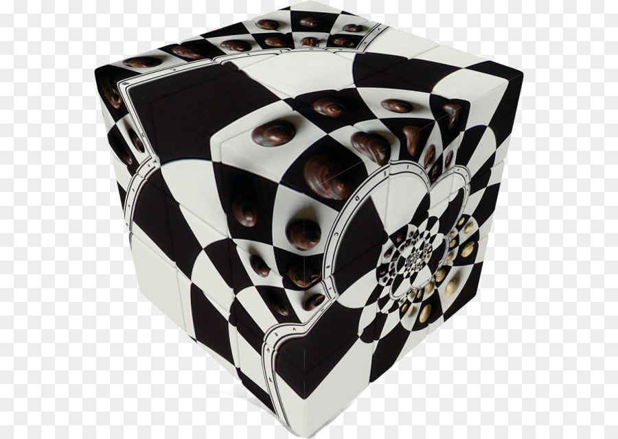 Jigsaw Puzzle V-Cube 7 Scacchiera - il cubo di rubik scheda