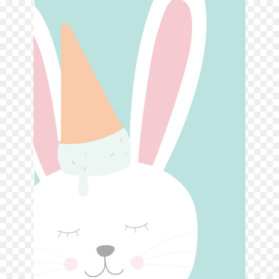 thỏ Phục Sinh - màu nước thỏ