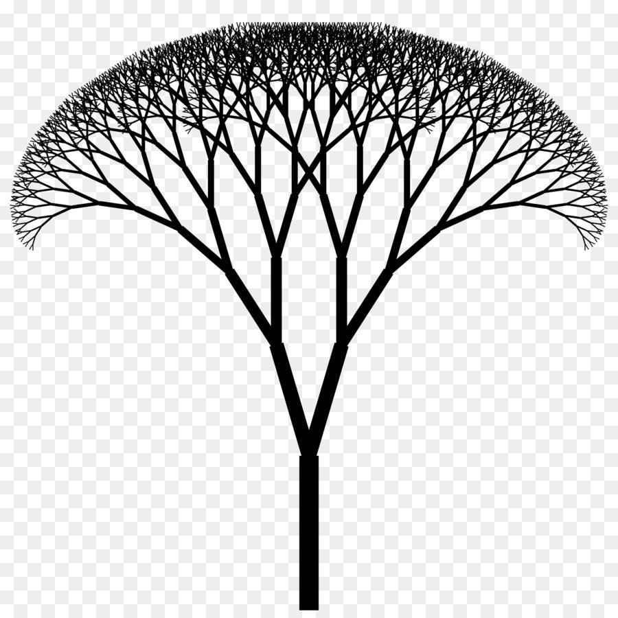 La Geometria Frattale della Natura Frattale baldacchino Frattali Frattale indice ad albero - la geometria frattale