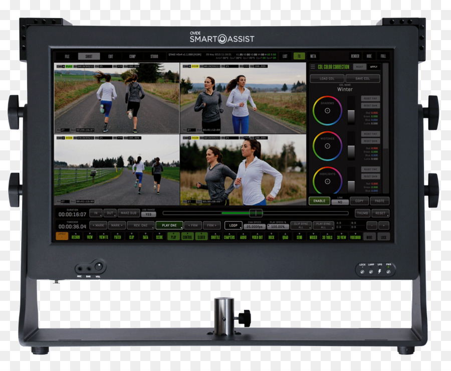 Computer Monitore mit 4K Auflösung Video Kameras Inhalt - Panorama