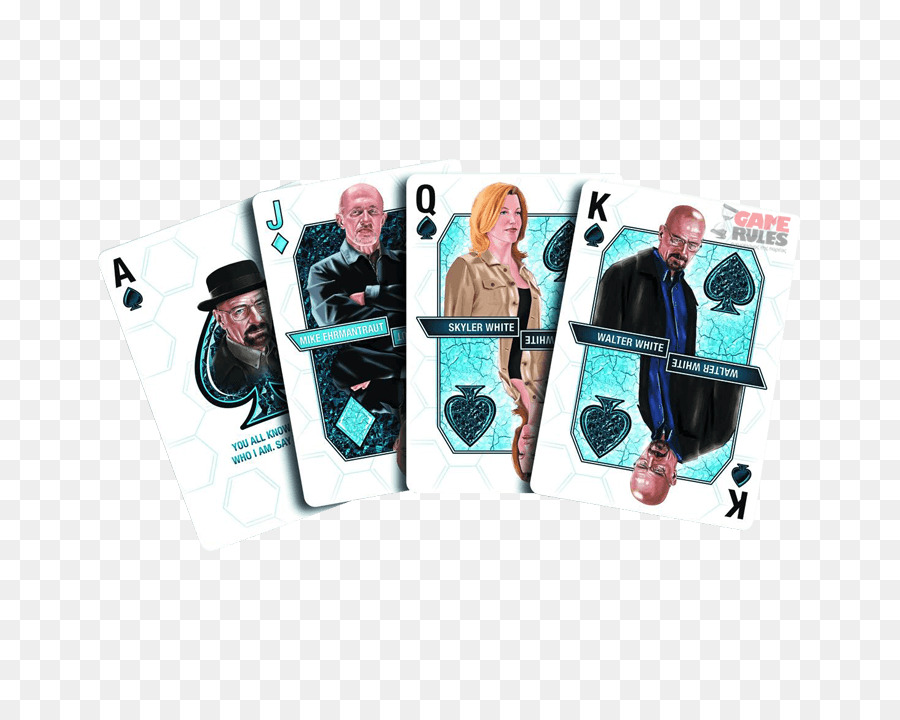 Walter White Playing card Breaking Bad - Staffel 5 Spiel-Blau - Walter White