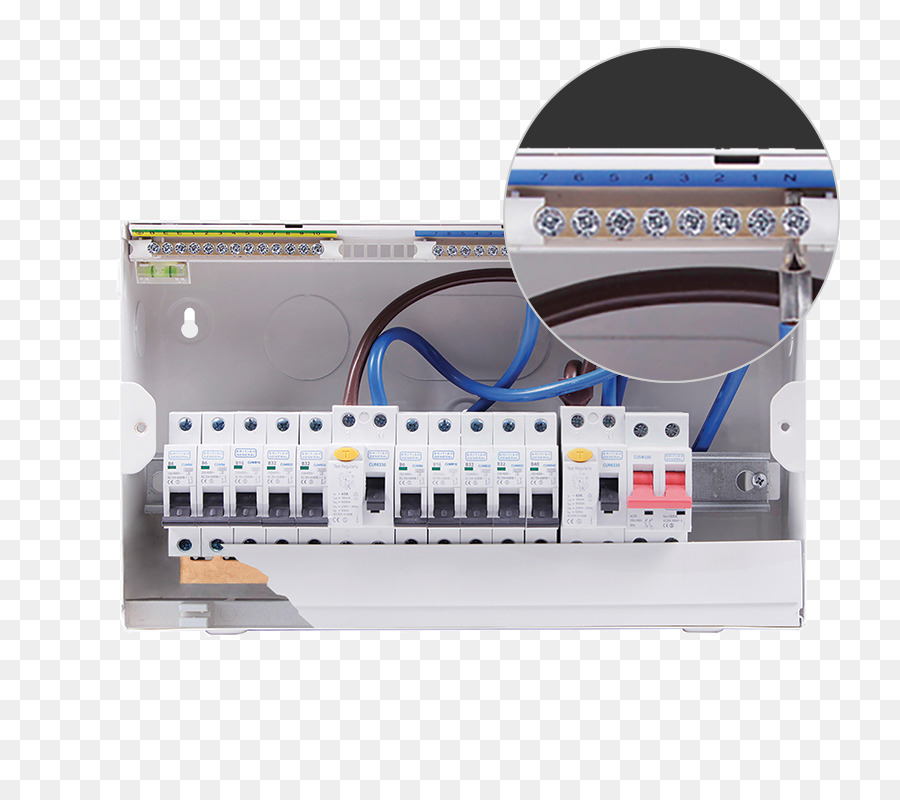 Elektronisches Bauteil, Verbraucher-Einheit-Elektronik Elektrische Drähte & Kabel-Fehlerstrom-Schutzeinrichtung - elektrische Schaltung