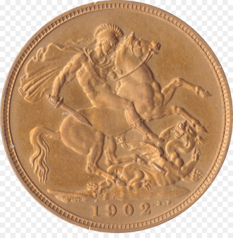Münze Bronze Medaille Gold - Münze
