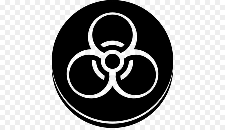 Icone del Computer pericolo Biologico - simbolo
