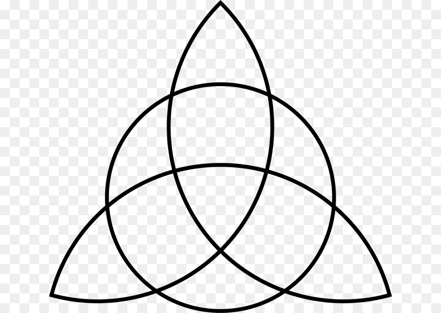 Un nucleo atomico Disegno Clip art - trinità simbolo celtico