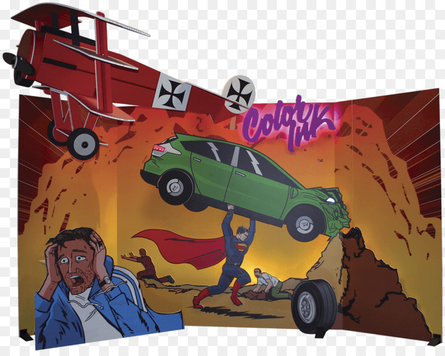 Poster di cartone animato - auto