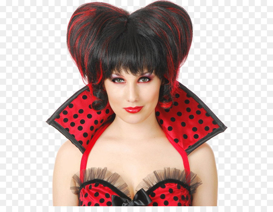 Queen of Hearts Perücke Halloween Kostüm Kleidung - Königin der Herzen Kostüm Zubehör