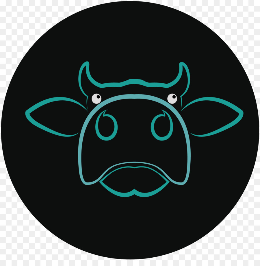Muso Verde Logo Clip art - mucca arrabbiato logo