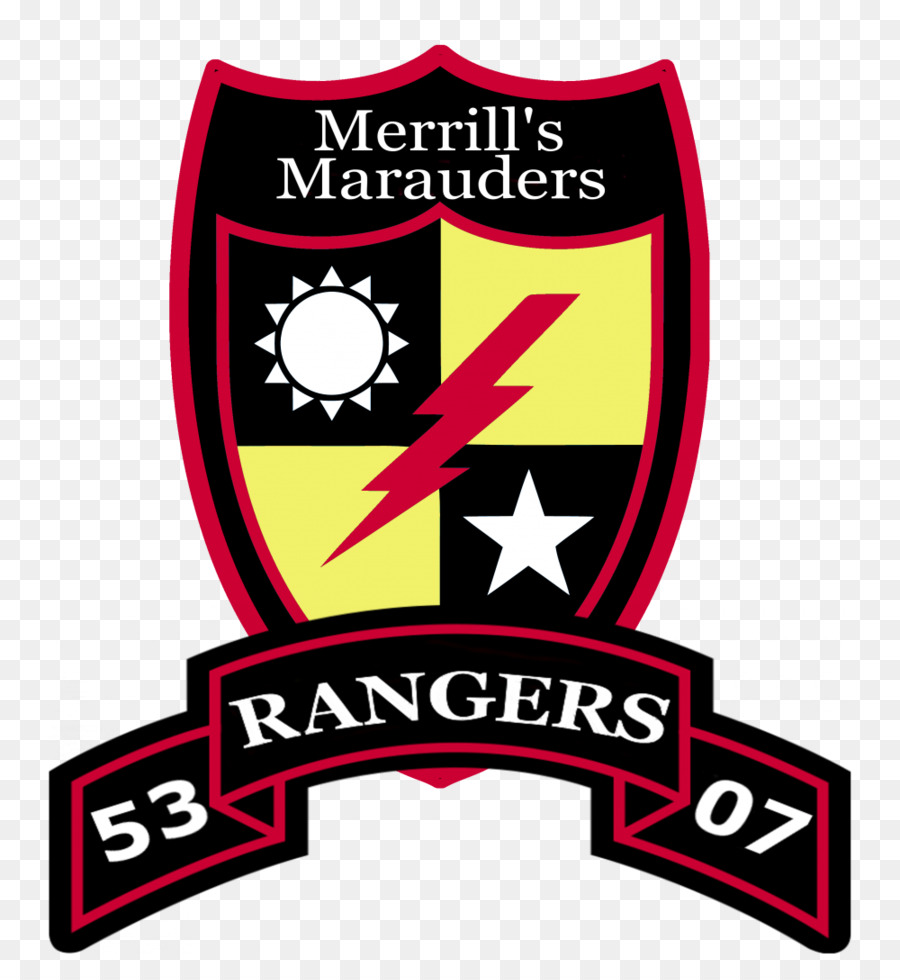 4 3 Chiến Merrill ' s Cướp Quân đội Hoa Kỳ Rangers Logo - gaming gia tộc