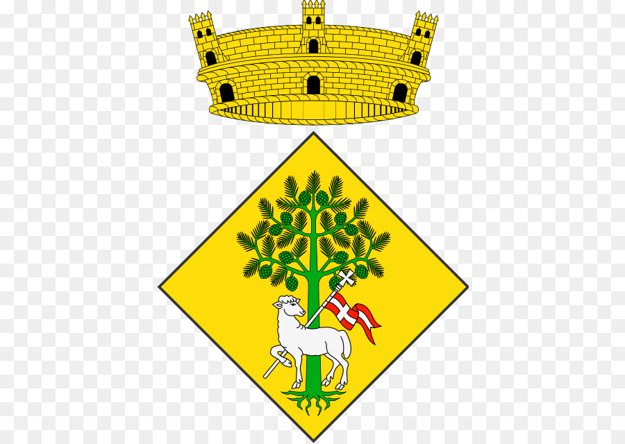 Wappen Heraldik Wappen Monistrol de Montserrat Castellbell i el Vilar - san juan