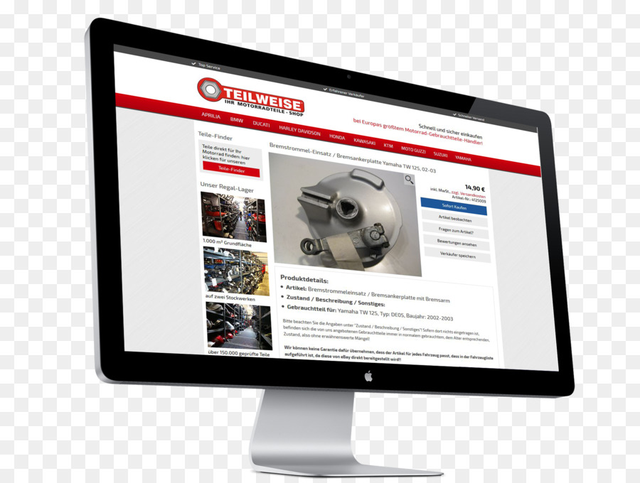 intelligente commerce GmbH Referenzen Progetto di Motocicletta - imac modello