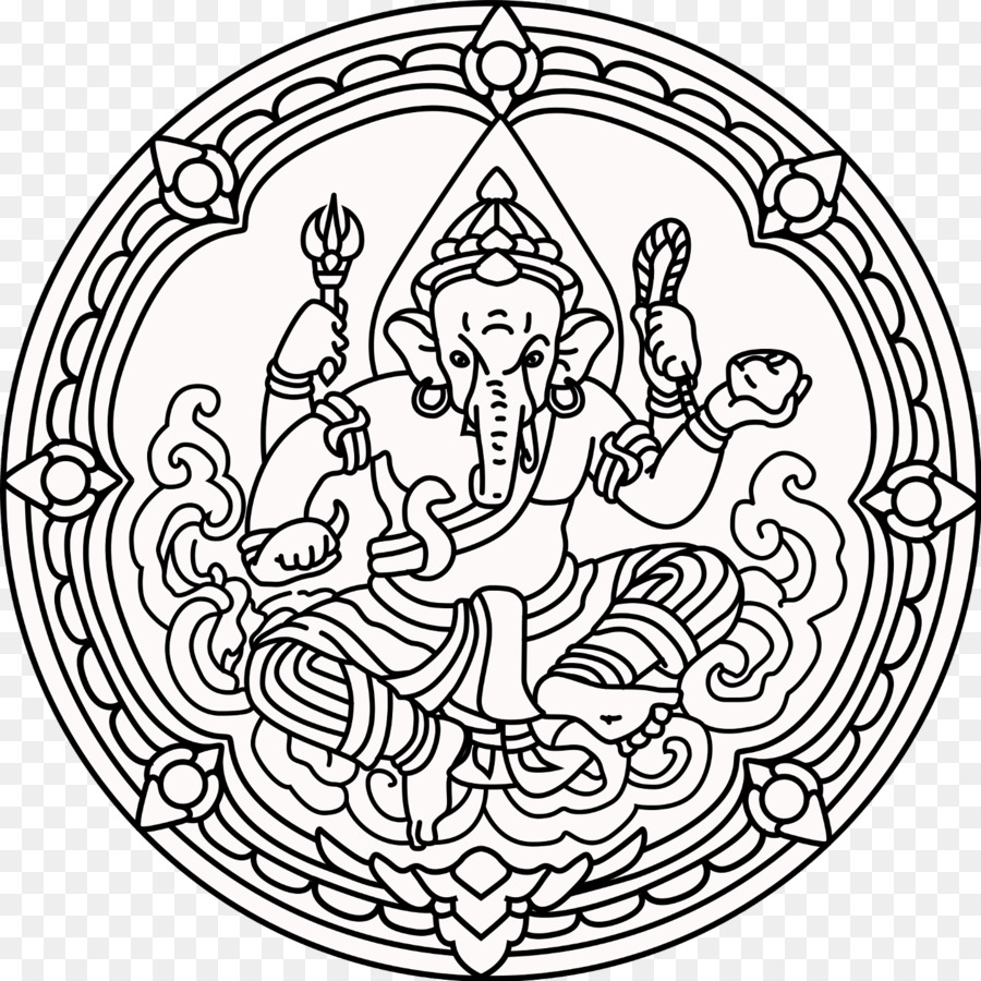 Ganesha Line Drawing