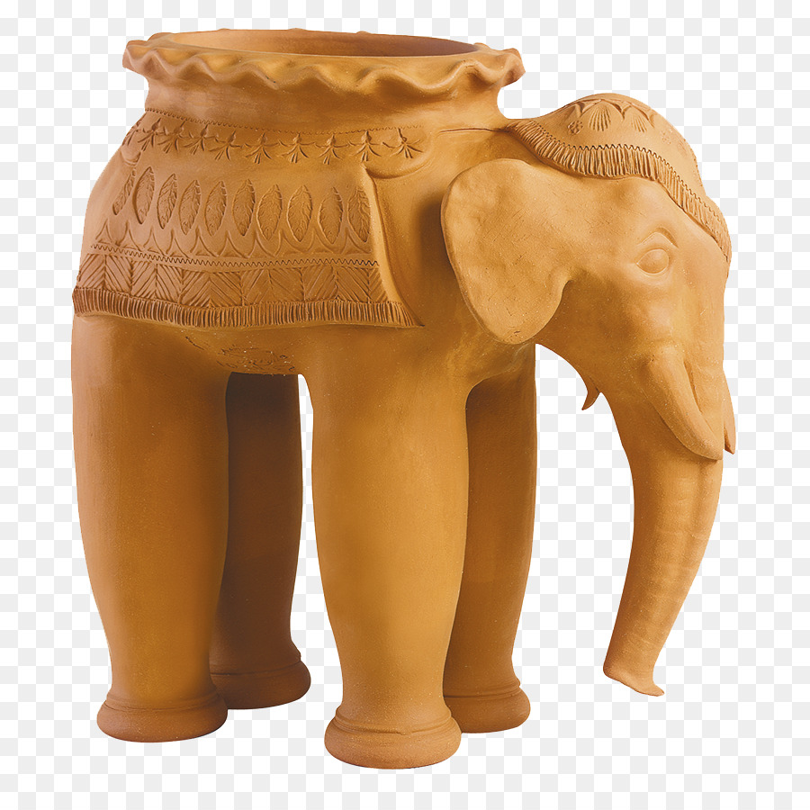 Indischer Elefant afrikanischer Elefant Whichford Keramik Elephantidae Blumentopf - Sänfte