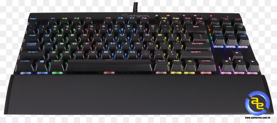 Bàn phím máy tính Cướp biển chơi Game K65 LUX RGB Cơ Gọn Tiếng ANH chơi Game bàn, màu - cướp biển