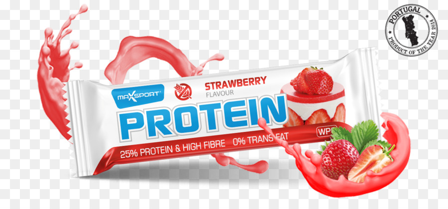 Protein bar Candy bar Sport - fragola isolato