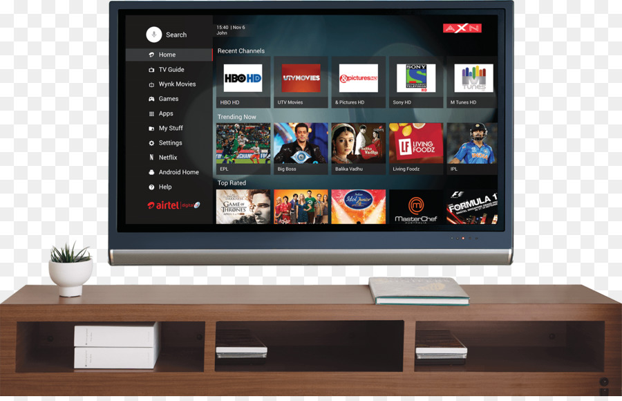 Airtel TV digitale Bharti Airtel la televisione in Streaming Set-top box - android tv iptv