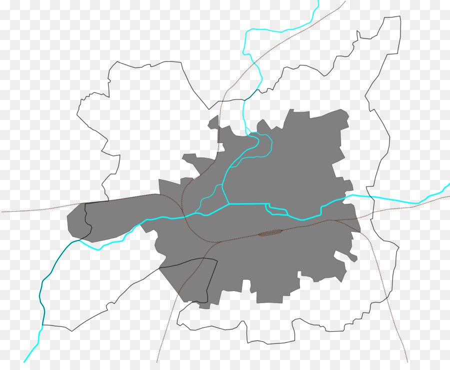 Karte Wasserlauf Stadt Rennes Métropole - Anzeigen