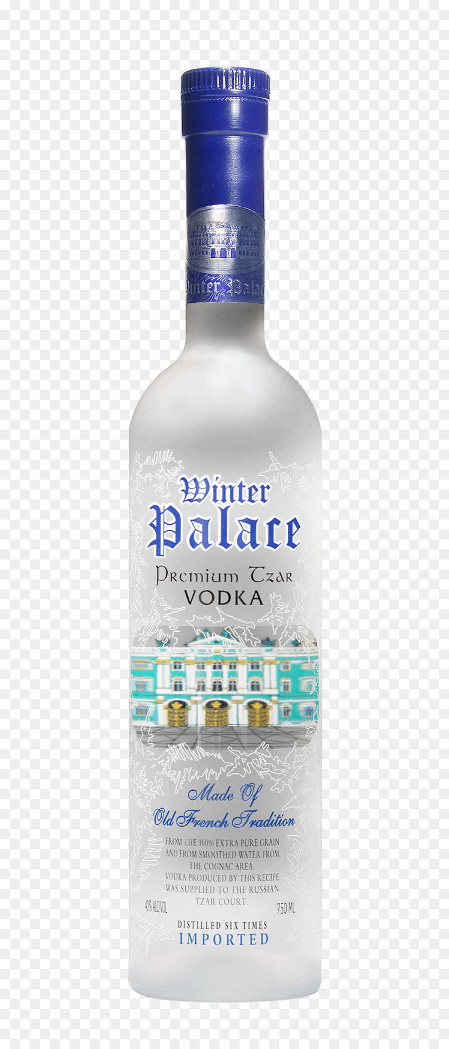 Absolut Vodka Pyatizvyozdnaya Winter Palace Destilliertes Getränk - Wodka Verpackung