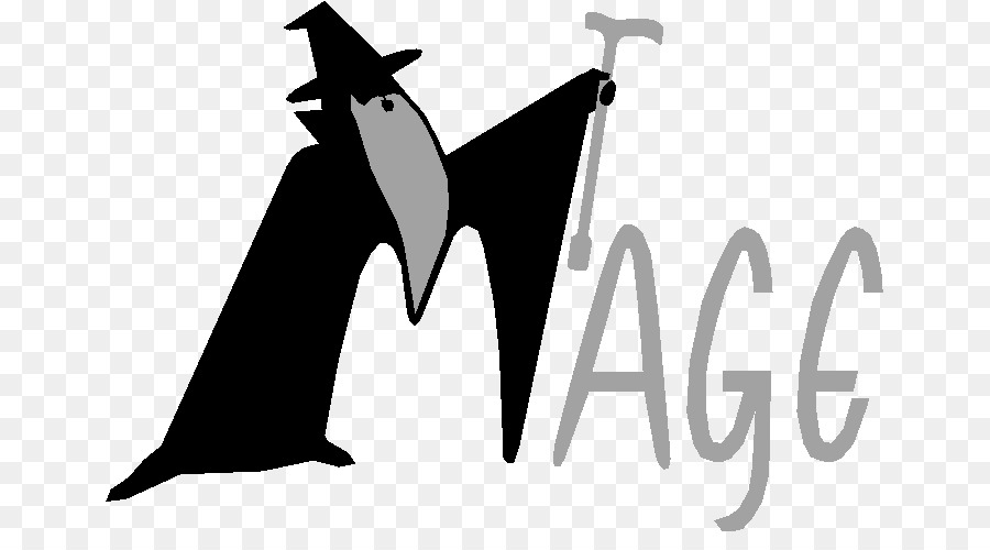 Flugunfähige Vogel Säugetier-Logo Schrift - Magier